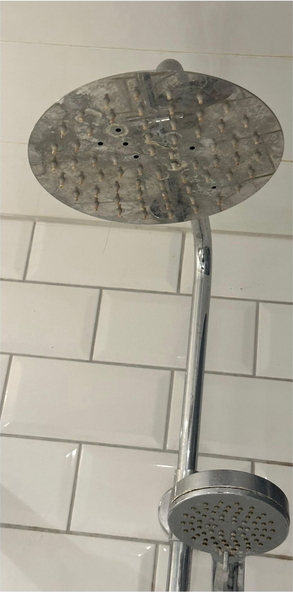 Rain Shower Head Descaling before