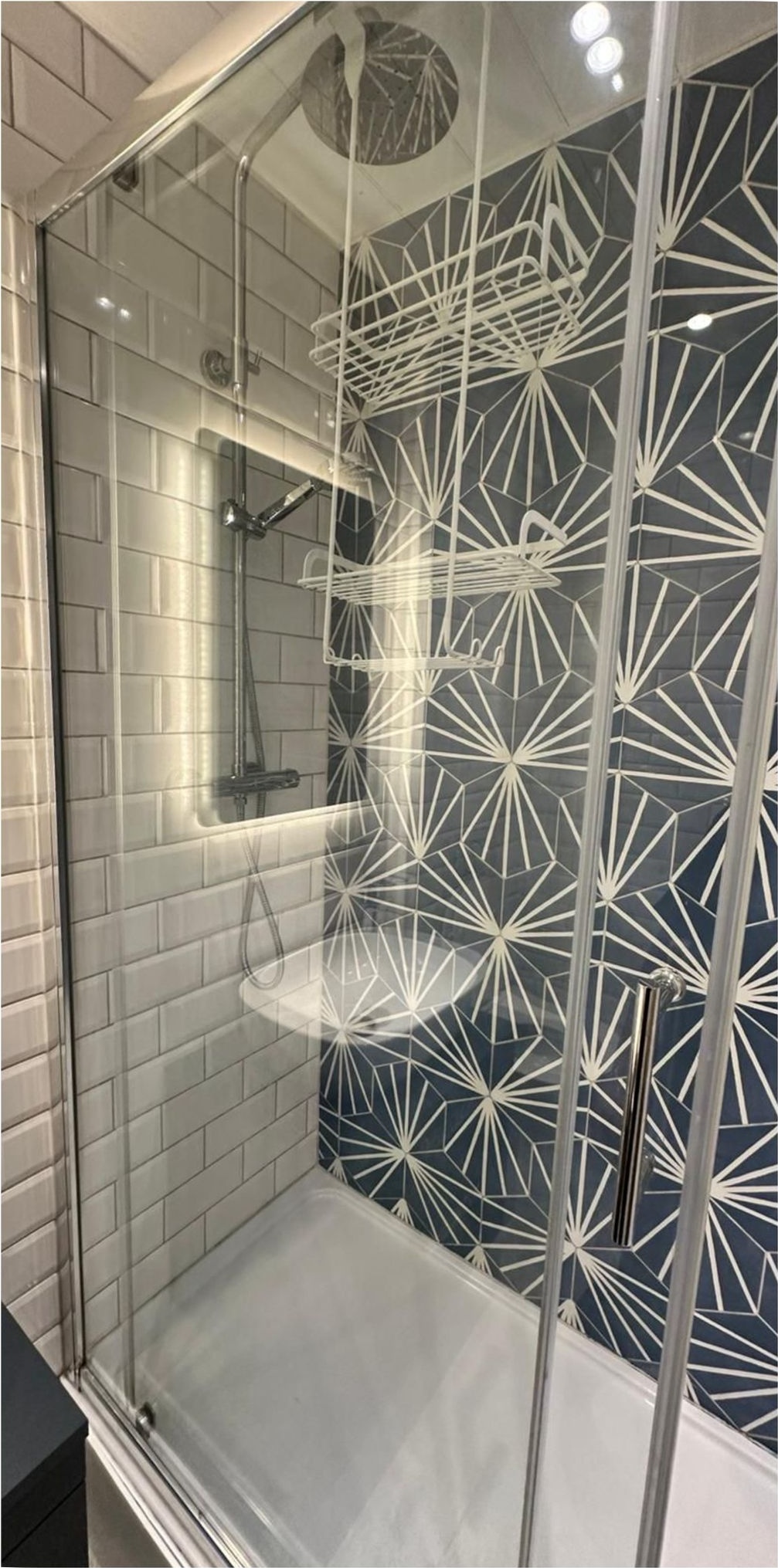 Shower Screen Limescale Removal after